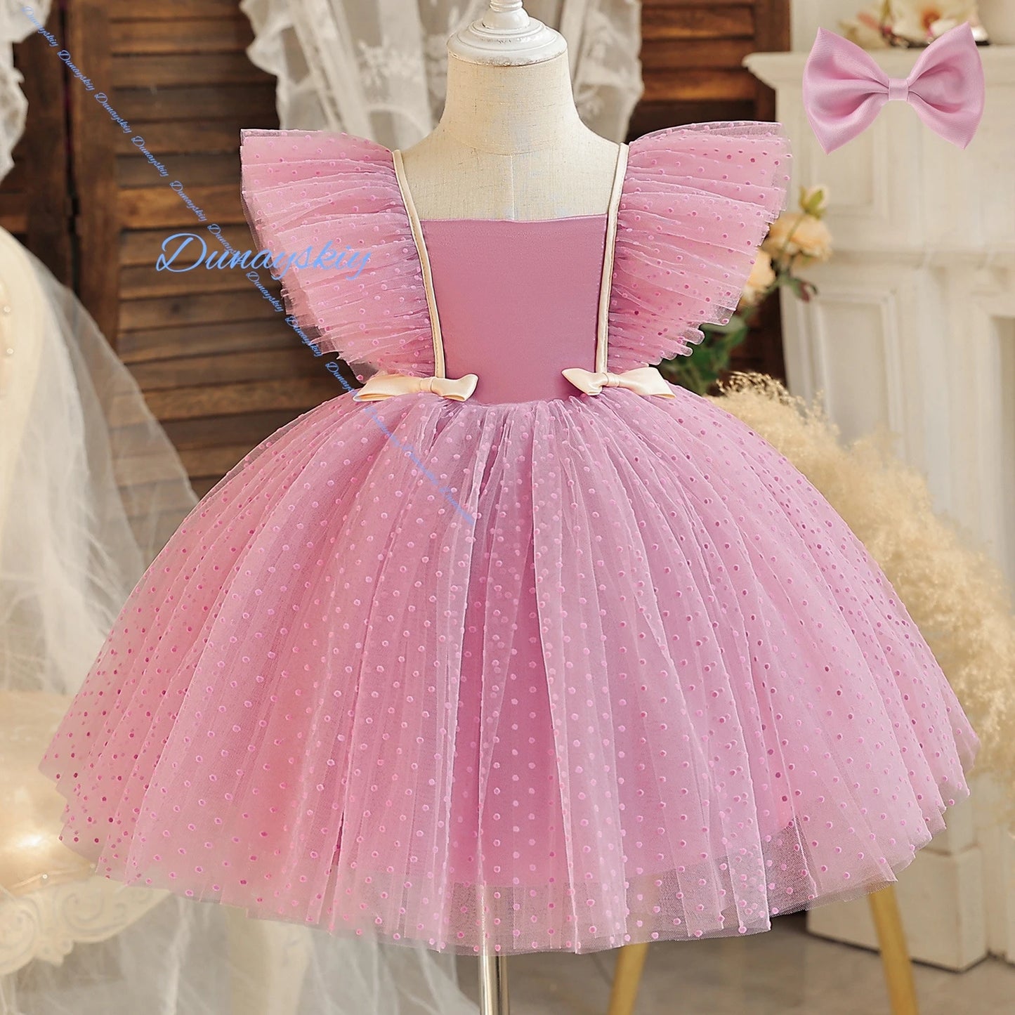 Princess Cosplay Dress Costume Party Kid Evening Party Christmas Clothes New Year Dress Outfits Birthday Girl Clothes