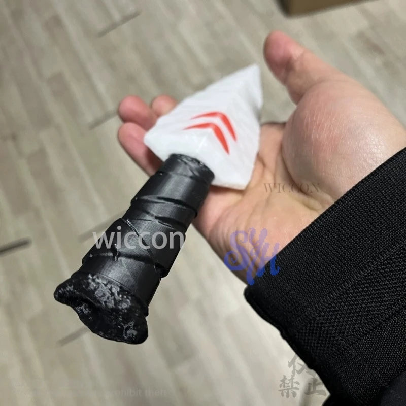 Anime Princess Cosplay Mask Earring Horror Red 3D Polylactic Acid Necklace Props Accessory Halloween Christmas Party Gifts Cos