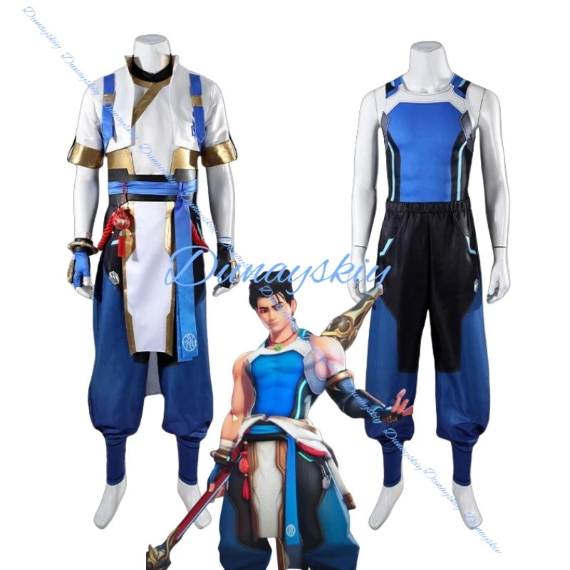 Game O Wuyang Cosplay Costume Uniform Halloween Carnival Party Christmas Play Role Clothes Clothing Shoes