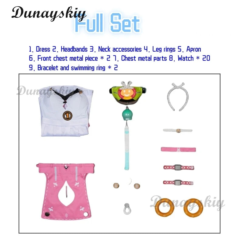 Zenless Zone Zero Alice Cosplay Summer Swimsuit Sexy Costume Cat Ear Tail Set Spook Shack Roleplay Anime Game Halloween