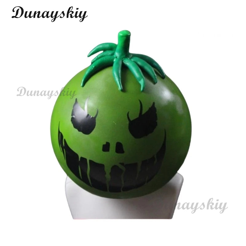 The Hundred Game Line Cosplay Oosuzuki Kurara Headset Mask Green For Halloween Party Straight Wigs For Women Customized