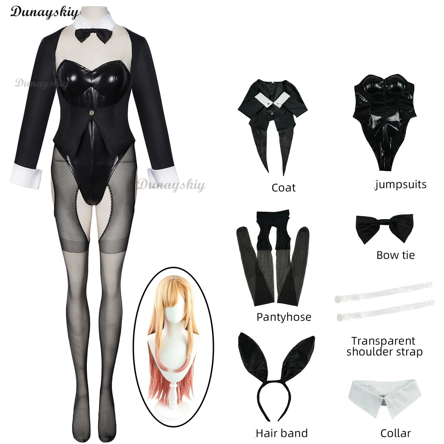 Anime My Dress-Up Gojo Wakana/ Kitagawa Marin Darling Cosplay Costume Wig Short Skirt Top JK Uniform Exhibition Party Role Play