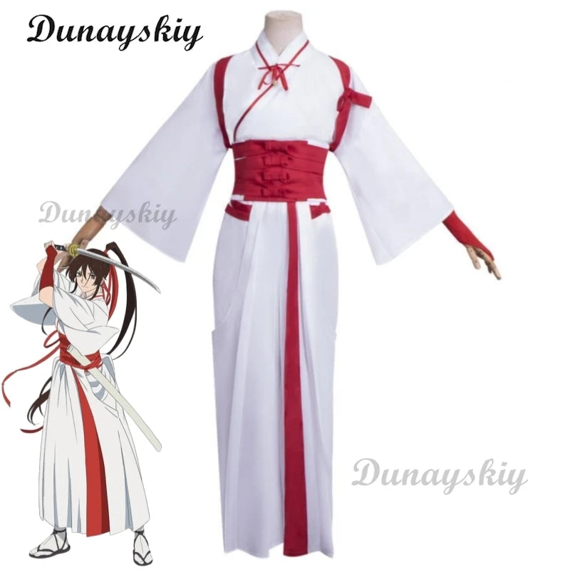 Yamada Asaemon Sagiri Jigoku Raku Hell's Paradise Hells Paradise Jigokuraku Cosplay Costume Wig Ninja Uniform Halloween