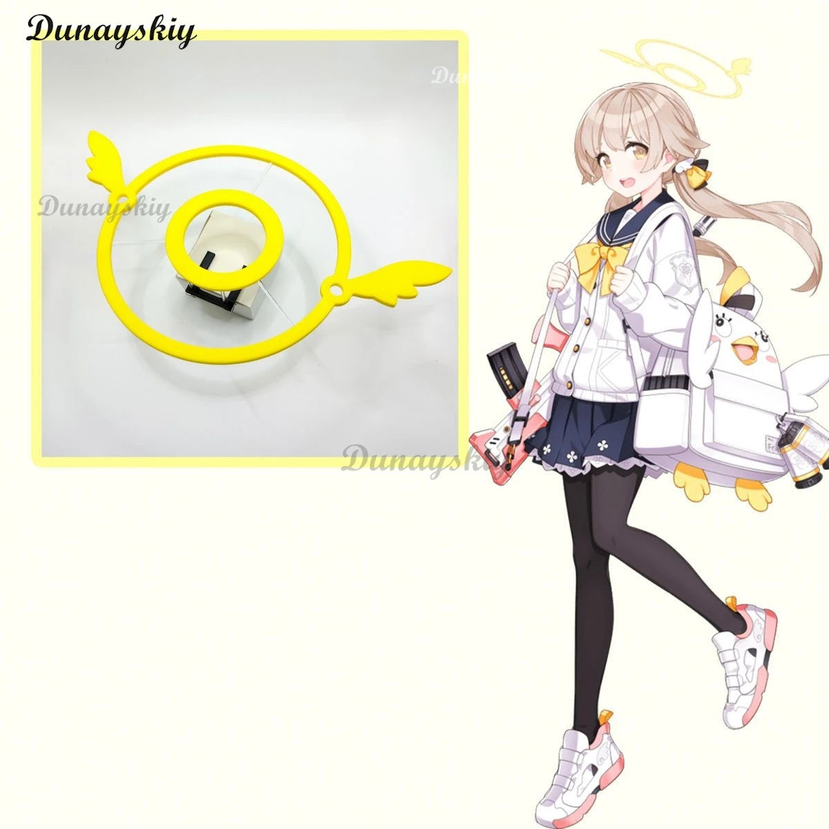 Game Blue Archive Ajitani Hifumi Cosplay Women Jk Uniform Outfit Ajitani Cos Wig Halo Halloween Costume Sets