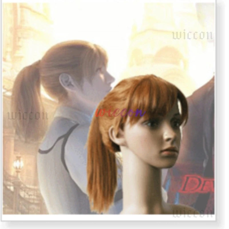 Game DMC 4 Kyrie Devil Cosplay Kyrie Devil Cosplay May Cry Costume Women White Dress Uniform Wig Outfit Halloween Party