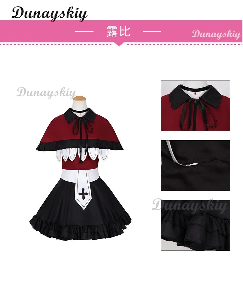 Hoshino Ruby/Arima Kana/Memu Cho Cosplay Costume Cape Style Anime Oshi No Ko B-Komachi Stage Dress Wig Halloween Party Women