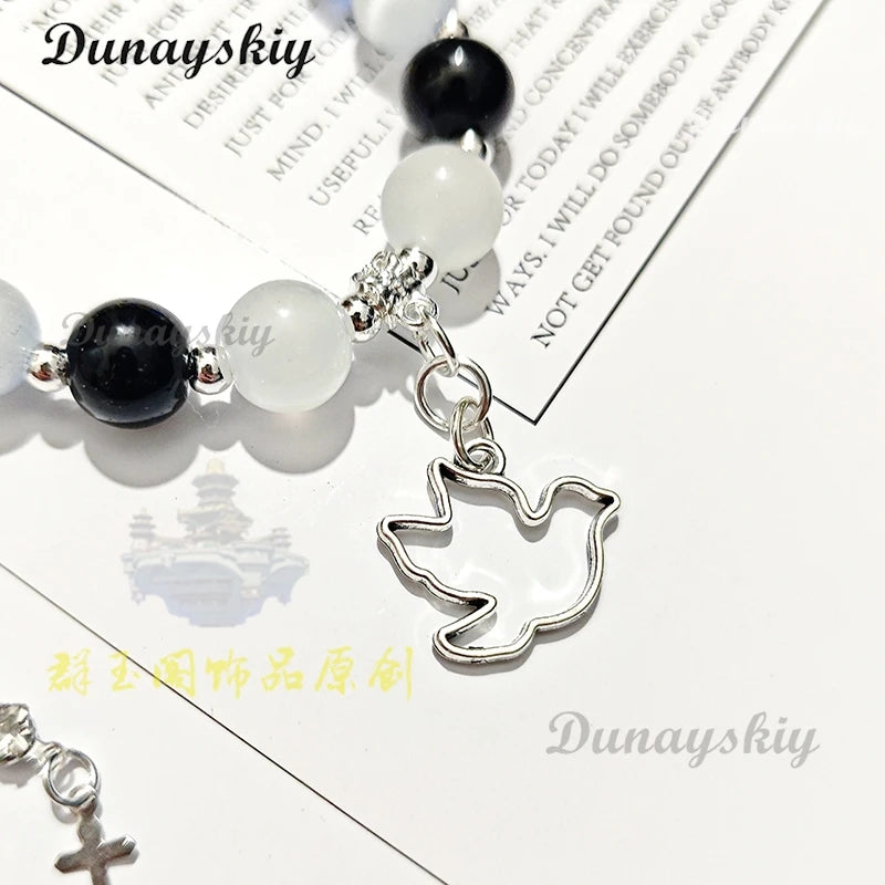 Game Wuthering Waves Phoebe Cosplay Bracelet The Shorekeeper Unisex Beads Chain The Shorekeeper Pendant Bracelets XMAS