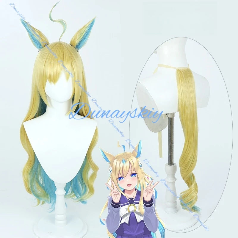 Pretty Derby Neo Universe 80cm Long Wavy Anime Cosplay Wigs 3 Styles Fiber Heat Resistant Synthetic Hair + Wig Cap