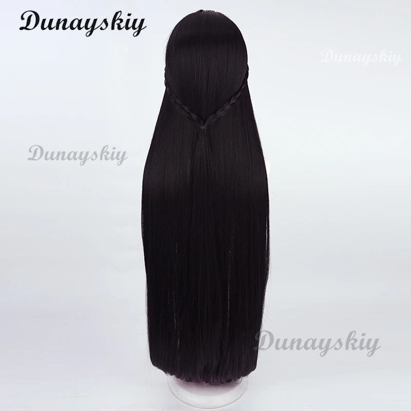 NIKKE Goddess of Victory Mihara Cosplay Wig Earrings Long Straight Women Hair Heat Resistant Synthetic Hair
