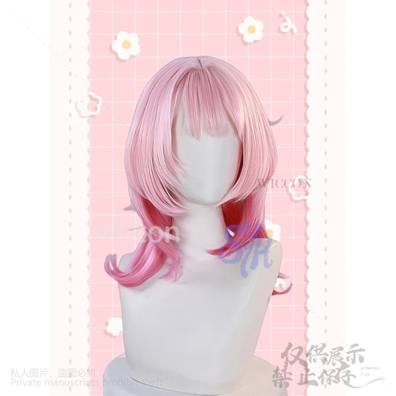Game Honkai Star Rail Cyrene Cosplay Costume Deep Purple Mini Dress Kawaii Japanese Girls Pink Jirai Kei Wigs Halloween Party