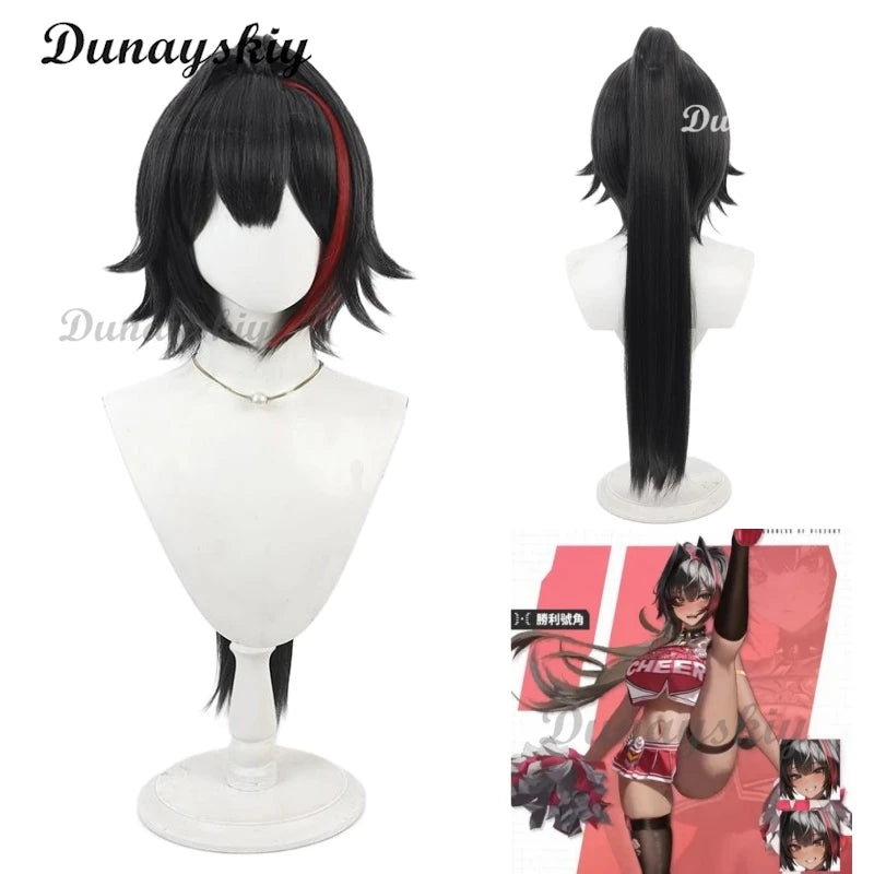 NIKKE Biy The Goddess Of Victory Wigs for Summer Bikini Swimsuit Swimwear Woman Girls Game Wigs Party Heat Resistant Hair