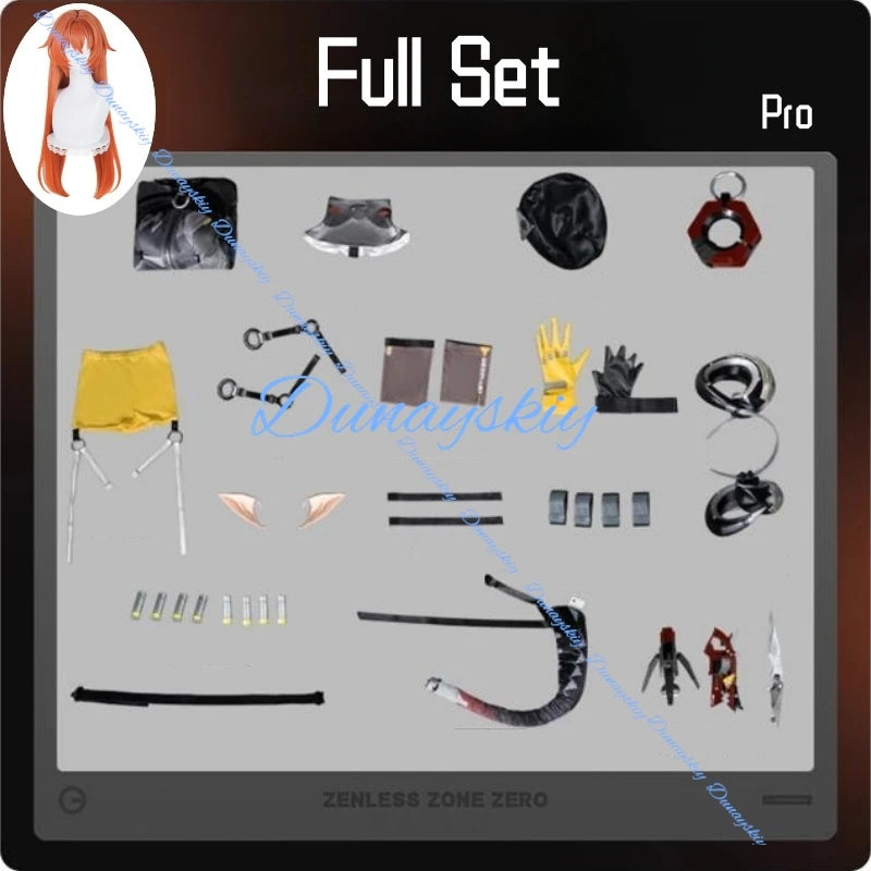 Game Zenless Zone Zero Orphie Cosplay Costume Uniform Halloween Carnival Party Christmas Play Role Clothes Clothing