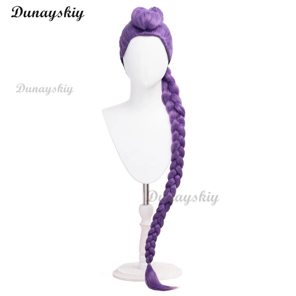 K-Pop Jinu Abby Mystery Romance Baby Saja Boys Demon Hunters Cosplay Wig Tattoo Sticker Roleplay Halloween Group Accessories Raw