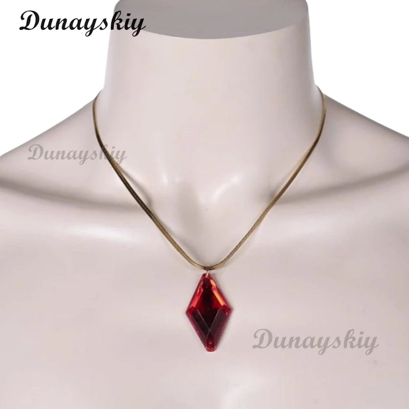 Game Devil Cos May Cry 3 Dante Red Long Poncho Cosplay Costumes Wig Pant Necklace Uniforms Jacket Halloween Carnival