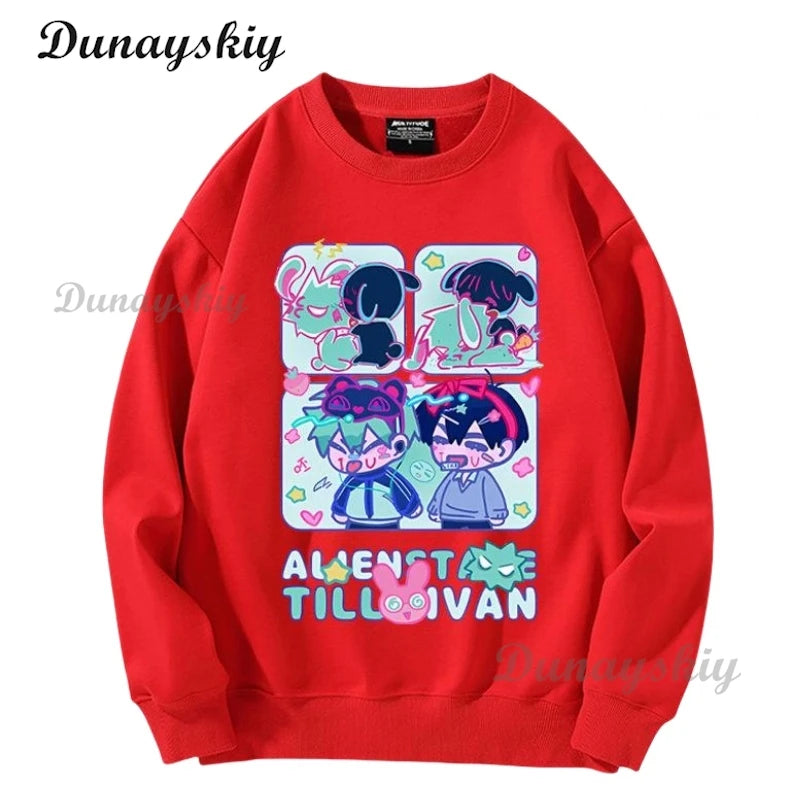 Alien Stage Ivan Cosplay Costume Round 6 Ivan Wig Long Black Windbreaker Pant Uniform Suit Party Carnival Outfit Halloween Party