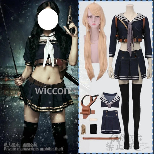 Anime Movie Sucker Punch Baby Doll Cosplay Jirai Kei Girls Costume JK Uniform Dress Halloween Christmas For Girls Customized