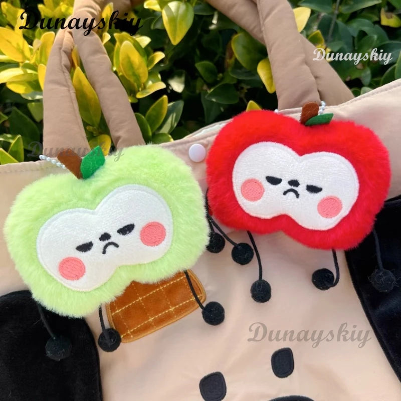 Game Love and Deepspace Caleb Cosplay Clothing Bag Plush Red Apple Pendant Bag Decoration Accessories Christmas Gifts