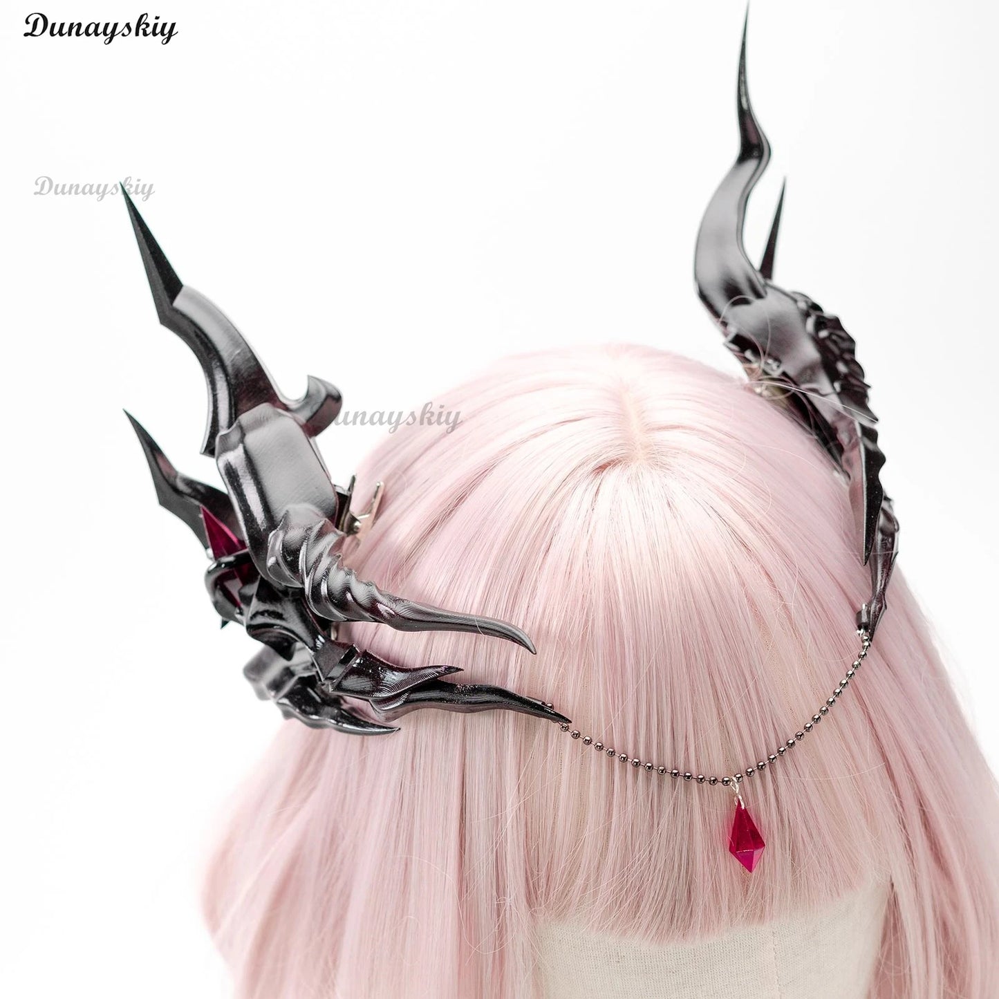 Sylus Wife Girl Little Dragon Game Love and Deepspace QinChe Cosplay Headwear Ears Girl Women Gift Holloween Roleplay Customized