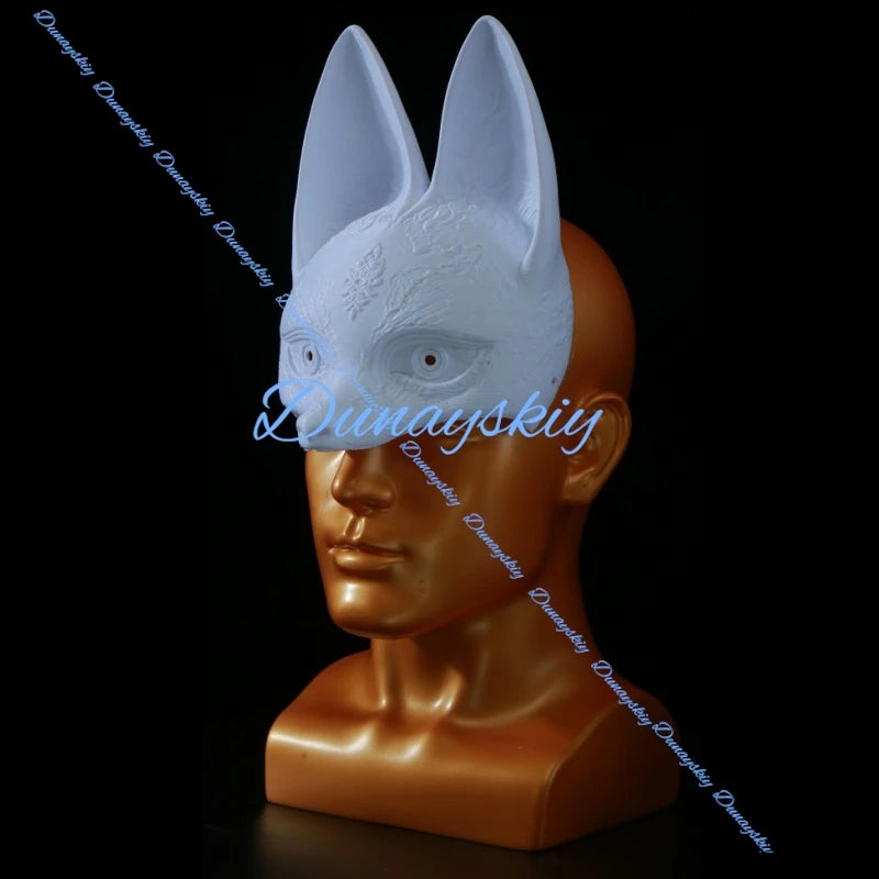 Game SILENT Fox Mask Shimizu Hinako Cosplay Mask HILL Adult 3D Printing Mask DIY Fox Helmet Halloween Party Prop