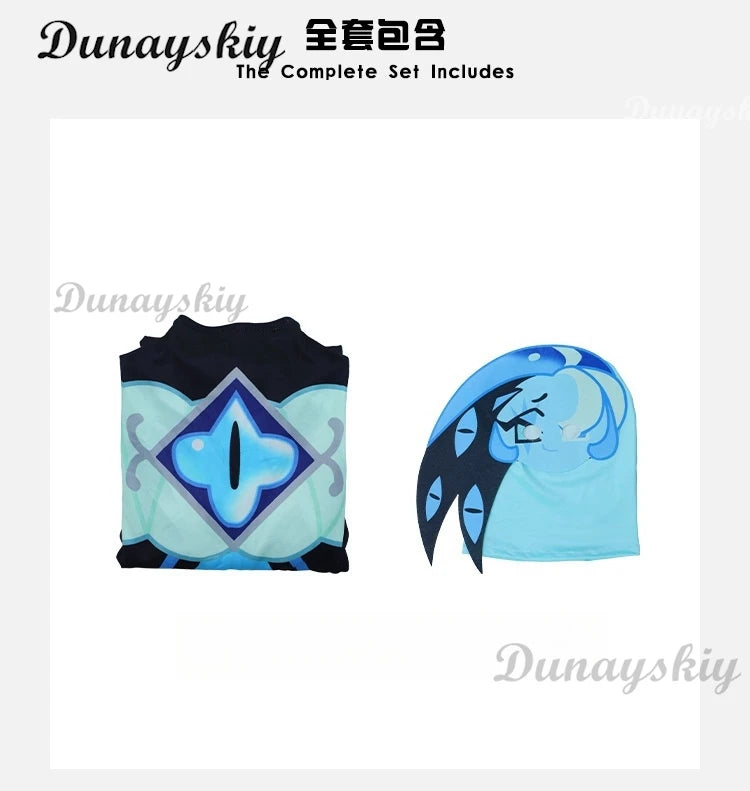 Shadow Milk Cookie cosplay Cookie Run: Kingdom costume Pure Vanilla Mystic Flour Candy Halloween Cookie kids cosplay costume