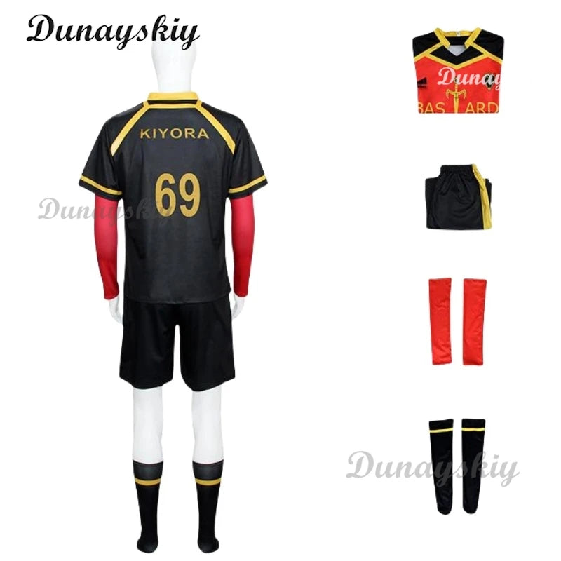Japan Anime Blue Itoshi Sae Cosplay Costumes Shidou Ryuusei Sports Jersey Oliver Aiku Soccer Lock Jersey Football White Suit