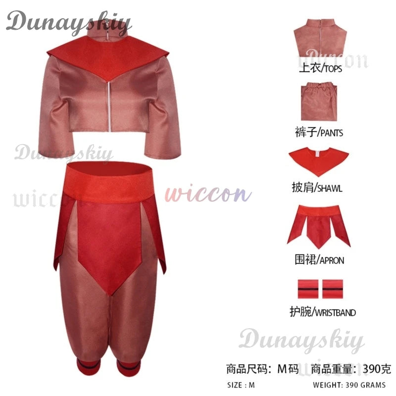 Anime Avatar The Last Airbender Katara Mai Zuko Azula Aang Korra Cosplay Costume Adult Men Women Halloween Party Cosplay Suit