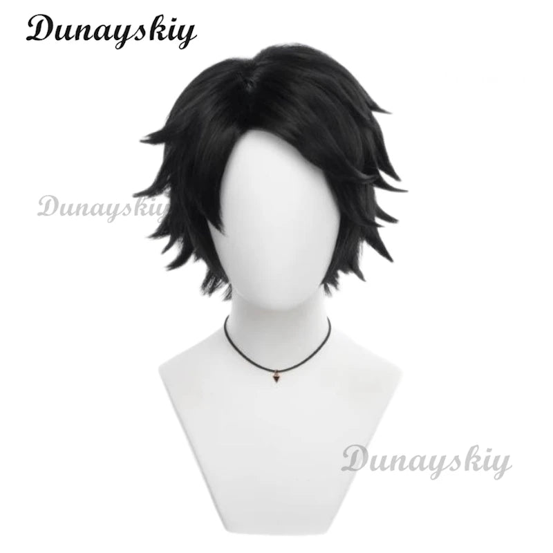 Anime Identity ⅤNorton Campbell Cosplay Costume Wig Prospector Fools Gold Cosplay Blazing Flame Party Play Outfit Outfit for Man