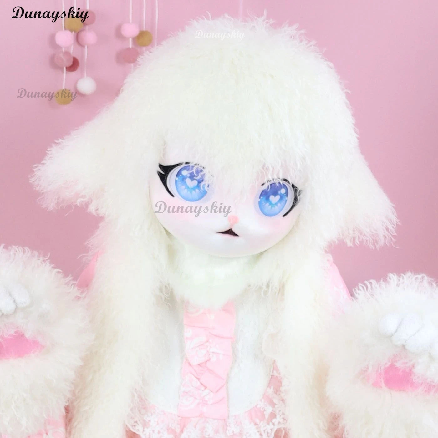 Animal Sheep Fursuit Cosplay Furry Costume Head Base Comiket Furry Kig Kigurumi Rabbit Doll Beast Mask Cosplay Costume Kid Gift