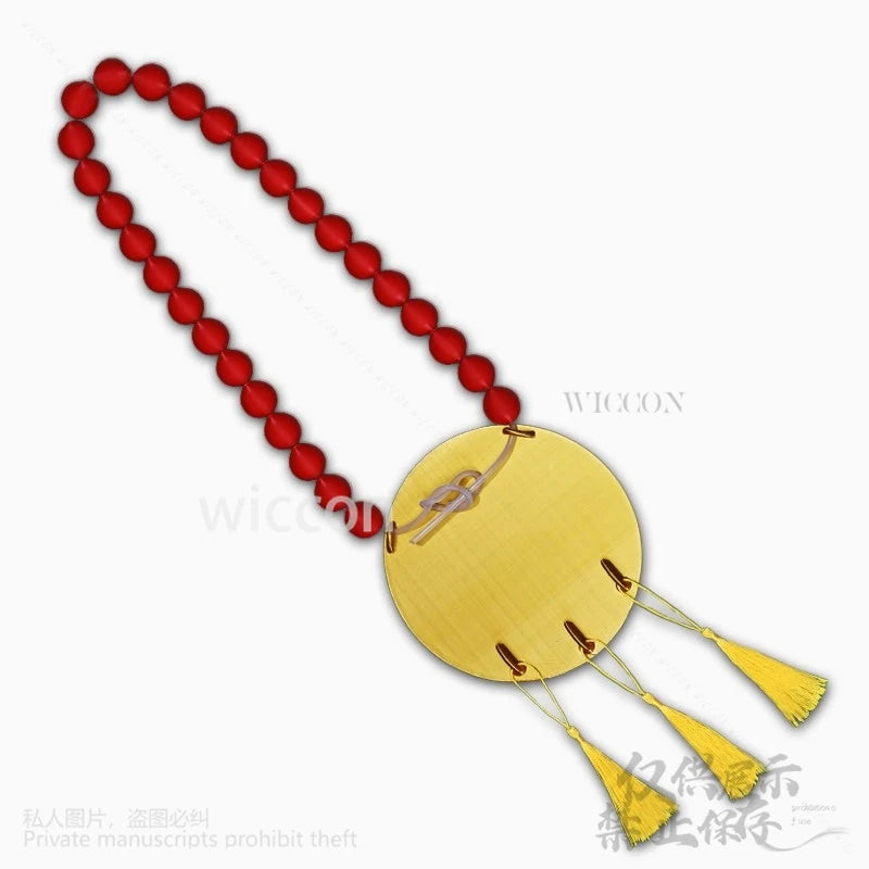 Anime Movie Avatar The Last Airbender Avatar Cosplay Aang 3D Props Necklace Polylactic Acid For Children Gifts Cos Customized