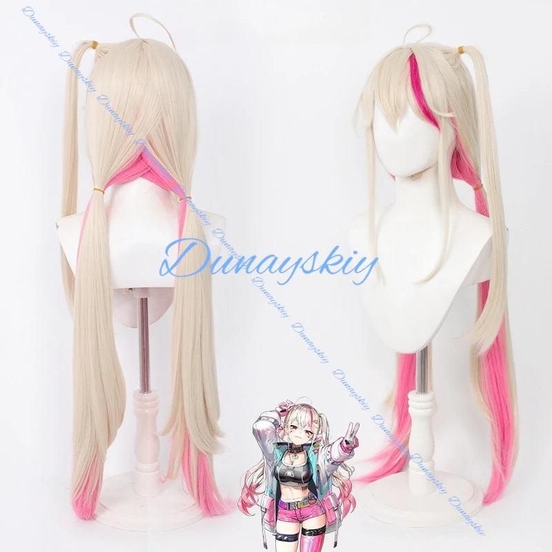 Goddess of Victory: NIKKE Jackal Cosplay Wig Anime Game Roleplay Party Costume Prop Synthetic Hair Heat Resistant Fiber