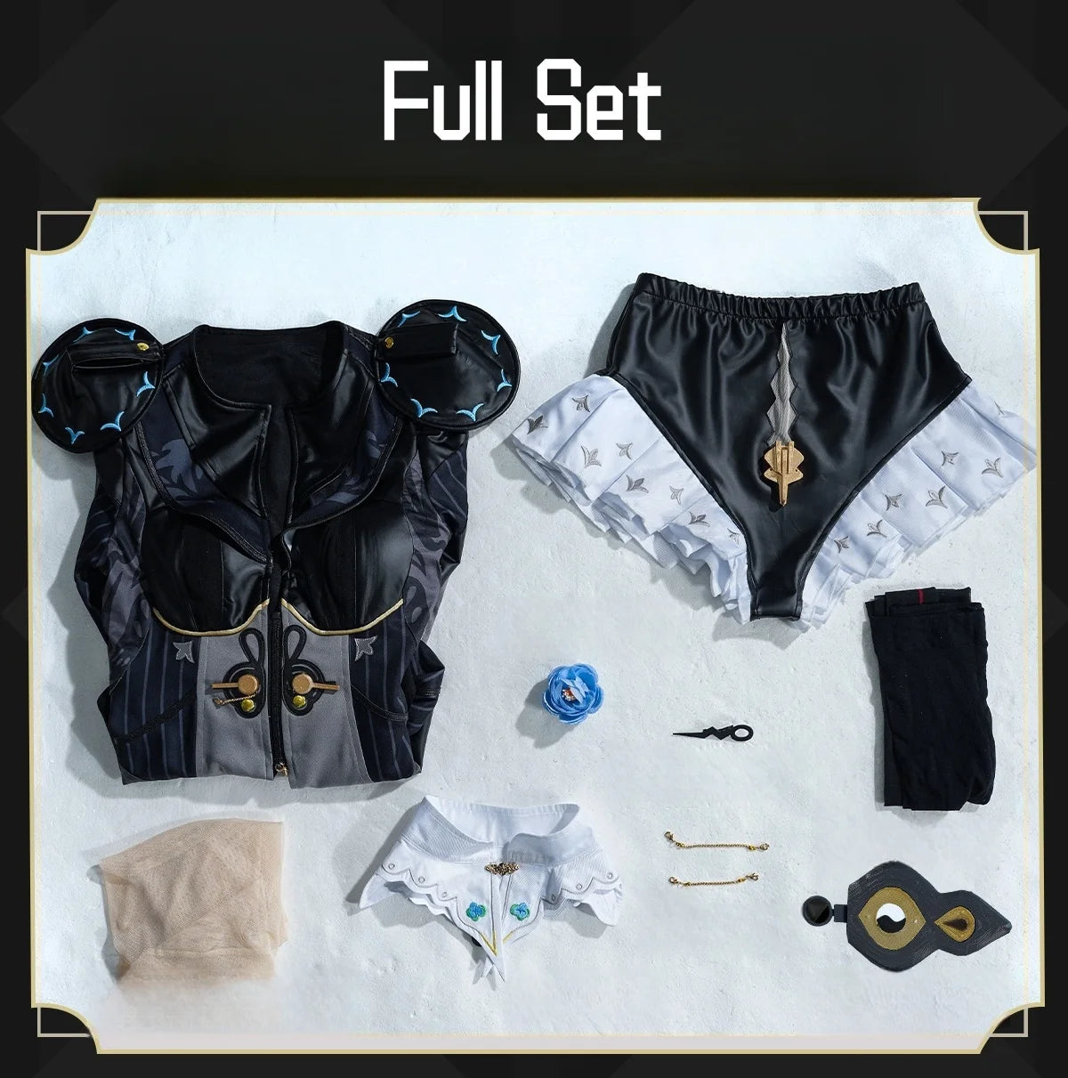 Zenless Zone Zero Yixuan Cosplay Costuem Wig Dress Headwear Flower Props Outfit Women Girls Trails of Ink Yunkui Summit Carnival