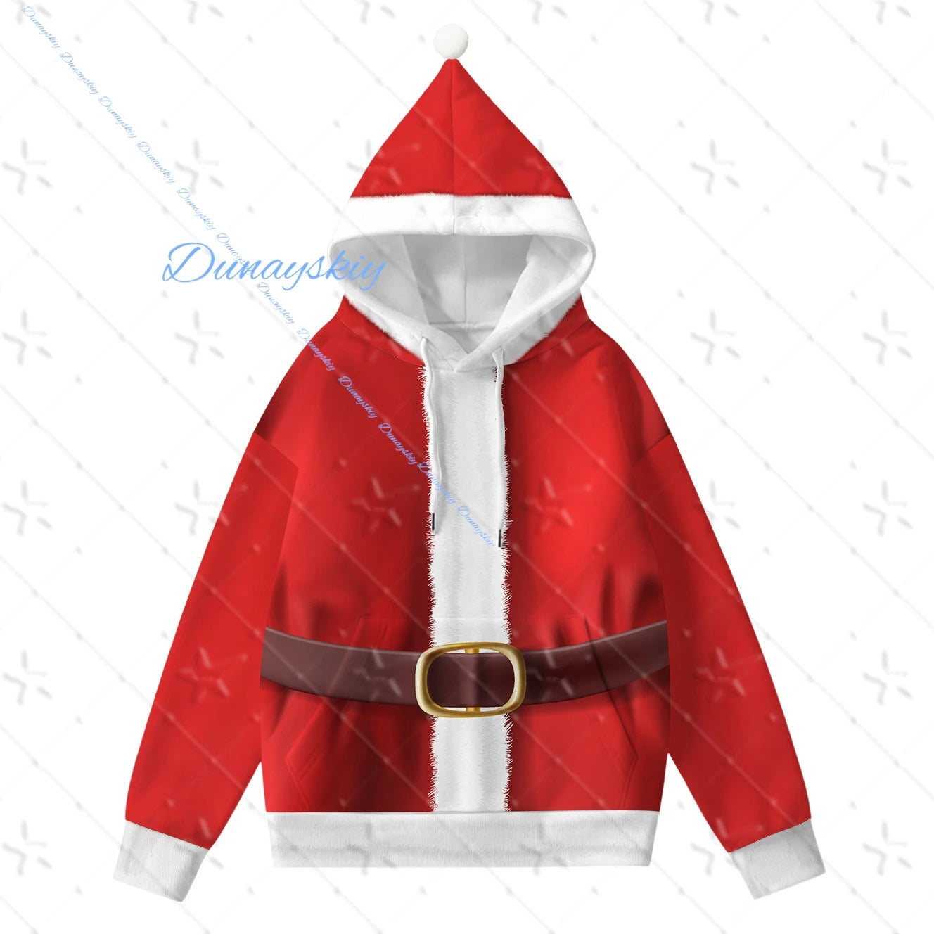 Santa Claus Cosplay Costume Red Coat Pants Hat Full Set Role Play Outfit  Boys Girls Christmas Party Winter Season