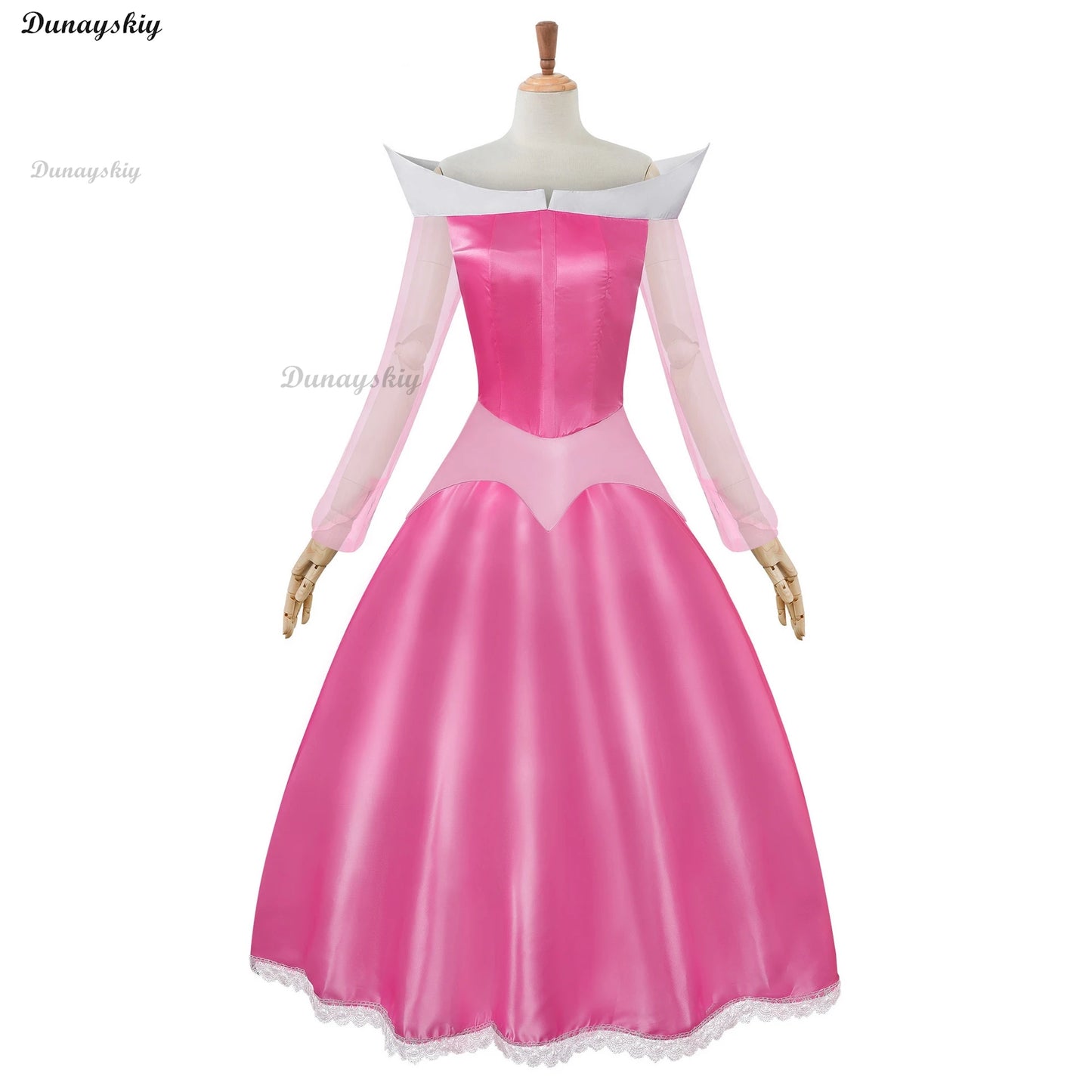 Halloween adult sleeping beauty blue dress Princess Aurora pink dress costume deluded stage dress S- XL accept custom order