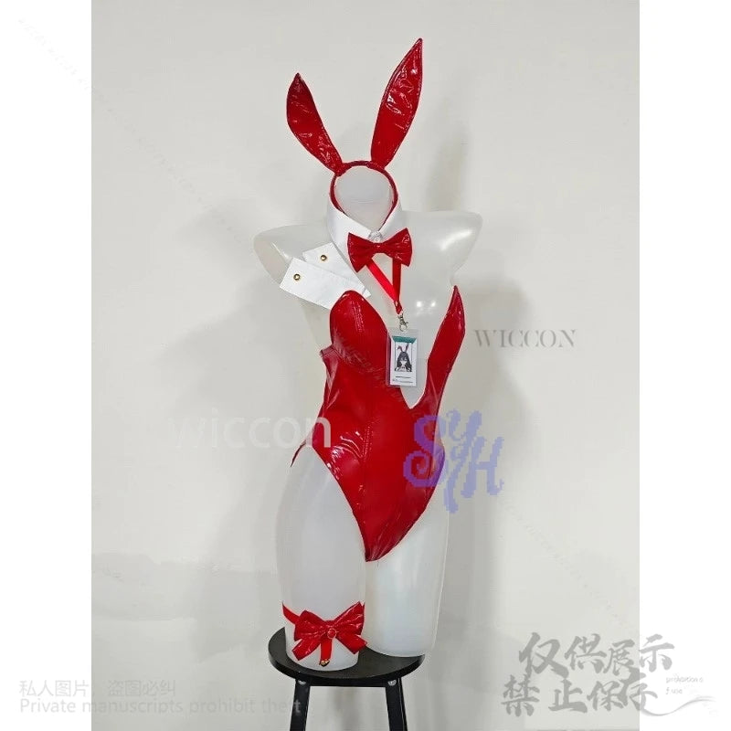 Azur Lane Cosplay IJN Taihō Game Anime Costume Wig Red Sexy Bikini Bunny Girls Summer Swimwear Y2k Rabbit Headband Halloween