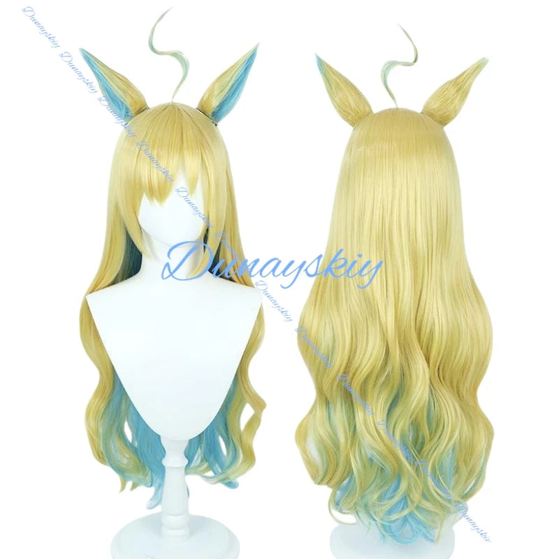 Pretty Derby Neo Universe 80cm Long Wavy Anime Cosplay Wigs 3 Styles Fiber Heat Resistant Synthetic Hair + Wig Cap
