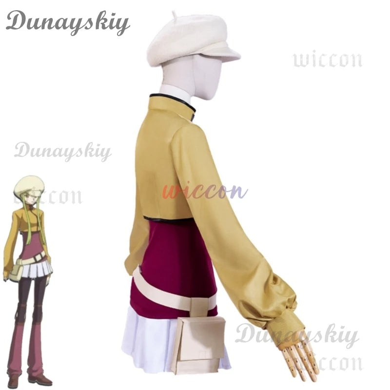 Anime CODE GEASS Lelouch of The Rebellion C.C. Cosplay Costume Detective Uniform Coat Skirt Wig Woman Sexy Carnival Party Suit
