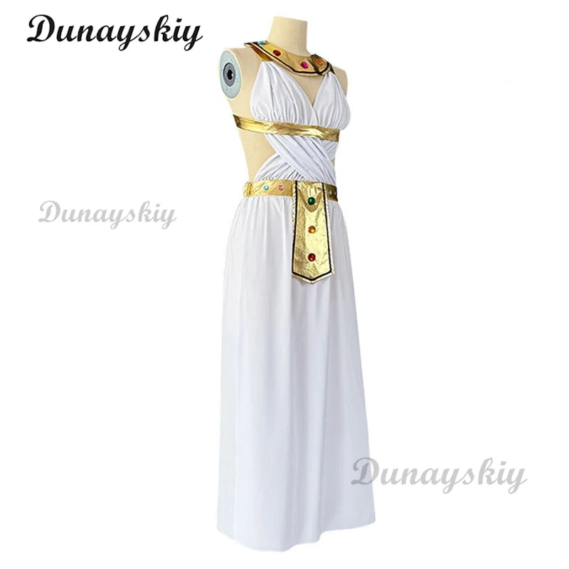 Ankha Cosplay Costumes Egyptian Queen Dresses Game Animal Crossing Role Play Uniform Halloween Carnival Dressing For Women