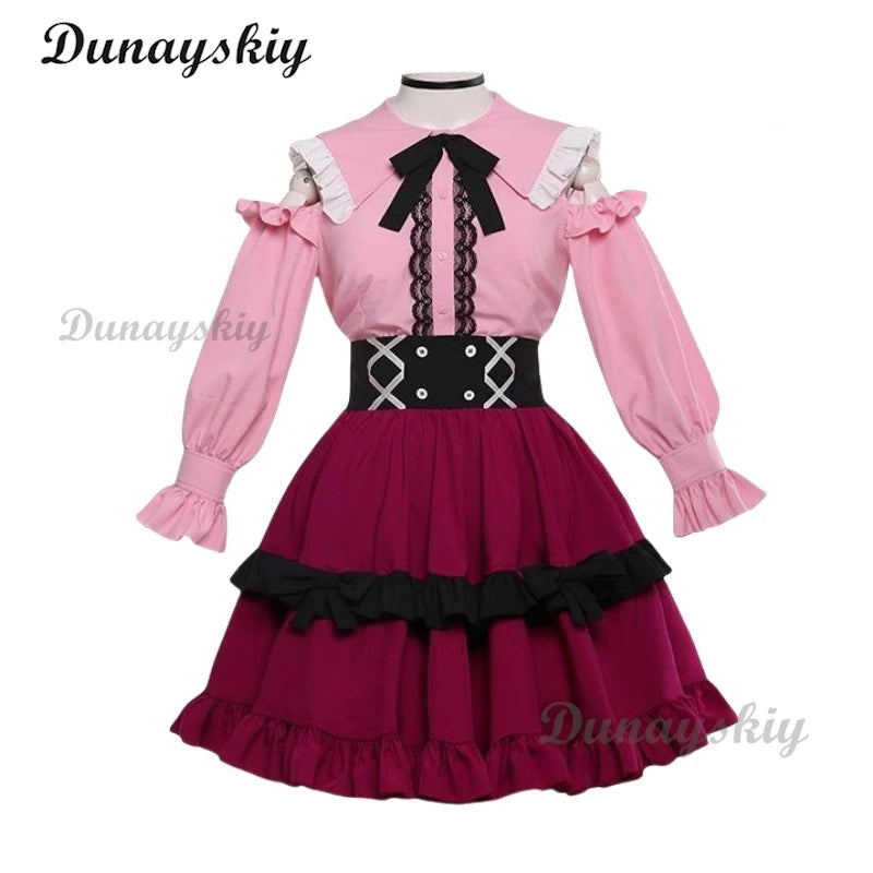 Re:zero Rem Cosplay Dresses Ram Cosplay Costume Re: Life A Different World From Zero Disarmed Mine Girl Cute Princess Dress Sets