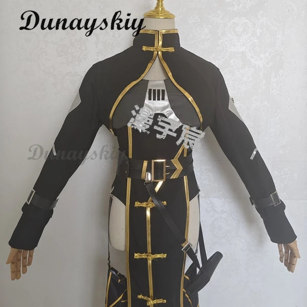 Ling Cage Vatic Cosplay Costume Wig Sexy Dress Suit Anime Incarnatio Roleplay Party Prop Halloween Accessories Customized