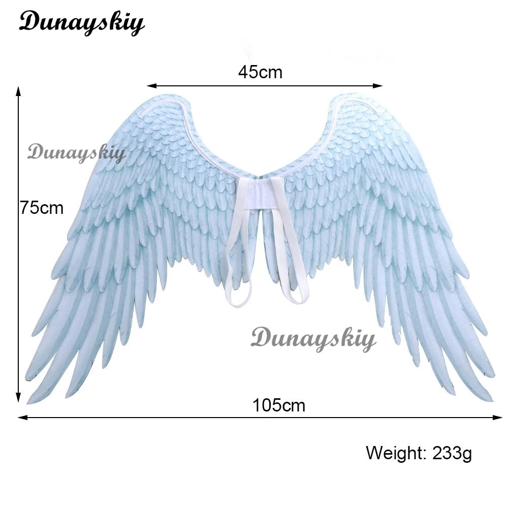 Hazbin Angel Emily Cosplay Costume Seraphim Cosplay Halo Hotel Women Fancy Dress Outfit Halloween Uniform Hasbin Hazubin Suit