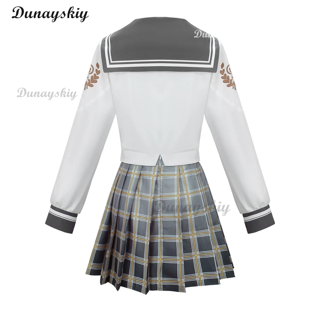 Game New Firefly Honkai：Star Rail cospaly costume JK dress shirt wig brooch socks prop set Halloween sweet women man uniform