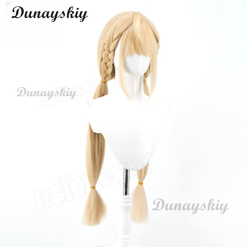 Zenless Zone Zero Alice Thymefield Anime Cosplay Wig Heat Resistant Synthetic Hair Halloween Party Role Play + Free Wig Cap