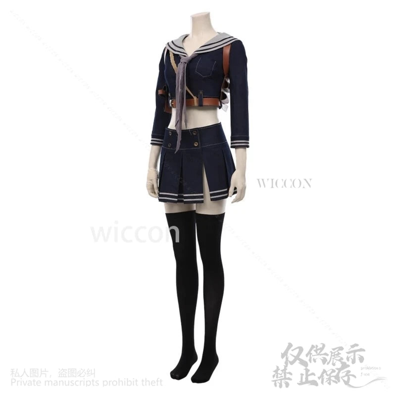 Anime Movie Sucker Punch Baby Doll Cosplay Jirai Kei Girls Costume JK Uniform Dress Halloween Christmas For Girls Customized