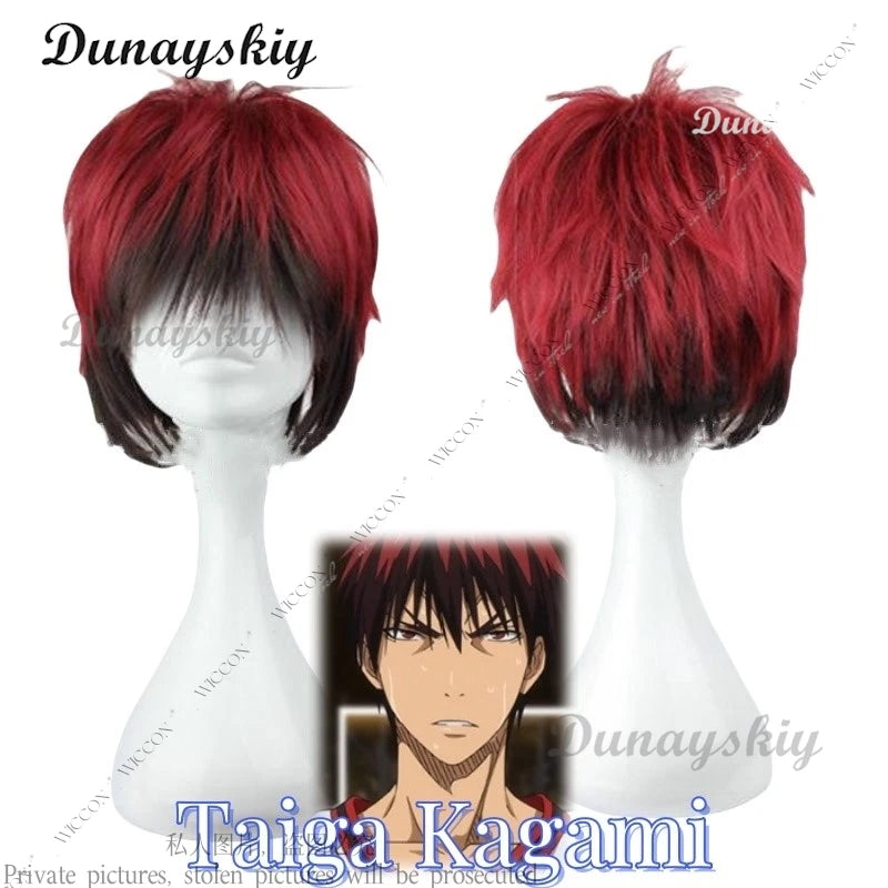 Kuroko Tetsuya Seijuurou Akashi Ryouta Kise Shintarou Midorima Atsushi Murasakibara Taiga Kagami Daiki Aomine Ball Uniform Wig