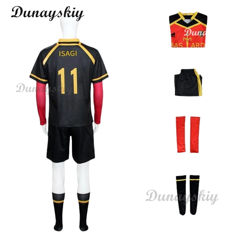 Japan Anime Blue Itoshi Sae Cosplay Costumes Shidou Ryuusei Sports Jersey Oliver Aiku Soccer Lock Jersey Football White Suit