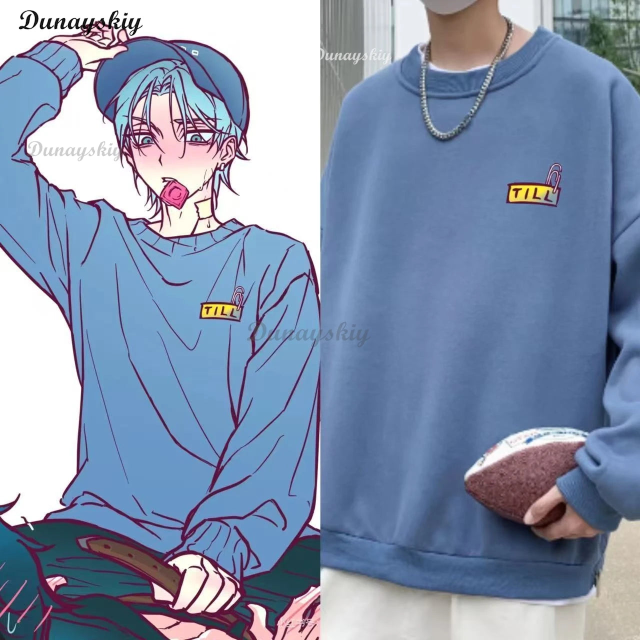 Alien Stage Ivan Till Cosplay Costume Set Suit Wig Hat Hoodie Idol Anime Clothes Dress Up Halloween Christmas Party