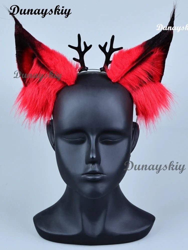 Hazbin Cosplay Hotel ALASTOR Cosplay Props 145CM Detachable Vertical Microphone Sticks Canes For Halloween Carnival Party Props