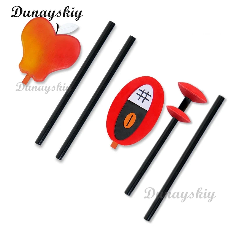 Hazbin Lucifer Morningstar Alastor Cosplay Hotel Cane Stick Boots Anime Cosplay PropsHalloween Party Hazubin Suit