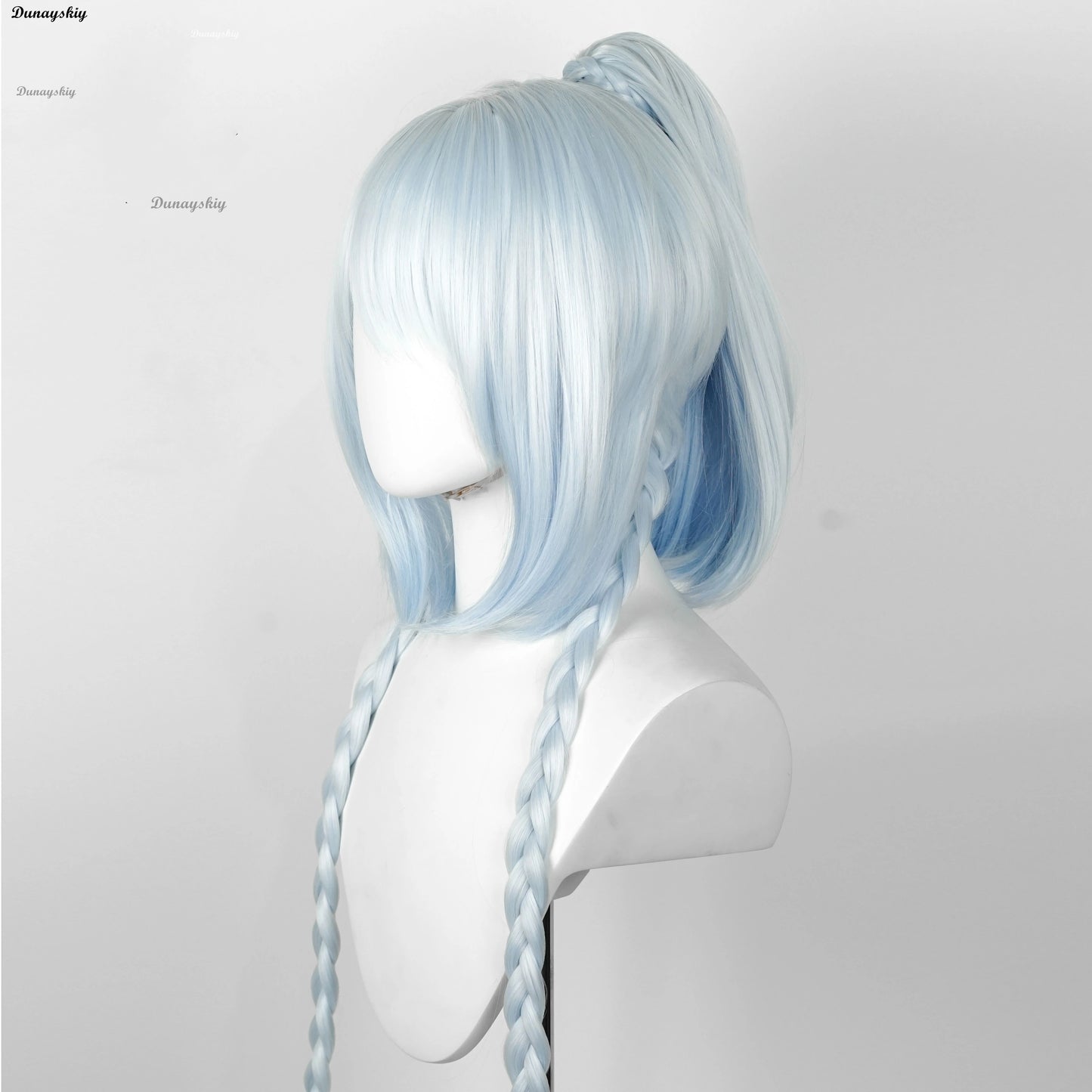 Genshin Impact Mualani Cosplay Costume Wig Anime Halloween Party for Women Girls