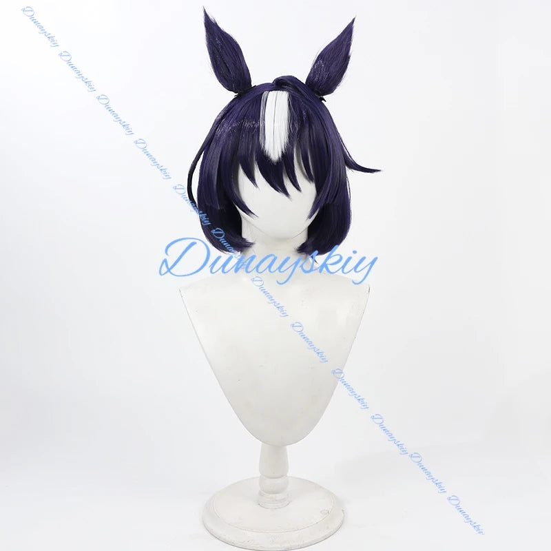 Game Umamusume Pretty Derby Verxina Cosplay Wig Ear Tail Event SSR Speed Virushiina Long Hair For Hallowmas Party Adult Women